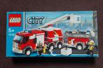 Lego City Brandweerwagen met Boot 7239 - Complete Set, Ophalen of Verzenden, Gebruikt, Complete set, Lego