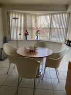 Ontbijttafel met ‘Lord Yo’ stoelen, Huis en Inrichting, Tafels | Eettafels, Ophalen, Metaal, Gebruikt, 100 tot 150 cm