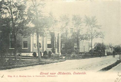 (378-332-033) Oostwold Straat naar Midwolda, Verzamelen, Ansichtkaarten | Nederland, Groningen, Verzenden