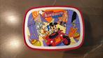 Nieuwe broodtrommel lunchbox  Mickey mouse Donald Duck Mepal, Verzamelen, Ophalen of Verzenden, Mickey Mouse, Nieuw, Beeldje of Figuurtje