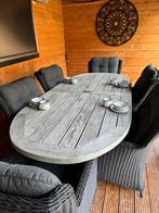 Prachtige tuinset., Tuin en Terras, Ophalen, Eettafel, 6 zitplaatsen, Zo goed als nieuw