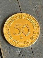 50 Pfennig 1989 verguld, Postzegels en Munten, Munten | Europa | Niet-Euromunten, Ophalen of Verzenden, Duitsland, Losse munt