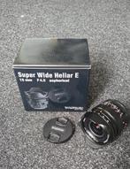 Voigtlander 15mm heliar III E-mount, Ophalen of Verzenden, Zo goed als nieuw, Standaardlens