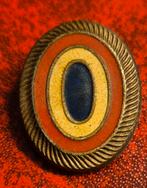 PET-COCARDE INSIGNE SCHALKHAAR POLITIE WWII 2eWO ZELDZAAM, Ophalen of Verzenden, Embleem of Badge