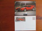 Ansichtkaart DeTomaso Pantera GTS (1972), Ophalen of Verzenden, Nieuw, Overige merken