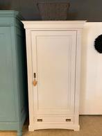 Brocante ééndeurskast Provence, 50 tot 70 cm, 105 cm of meer, Ophalen of Verzenden, 100 cm of meer