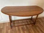 Massief eiken side table, Ophalen, Gebruikt, Eikenhout, Ovaal