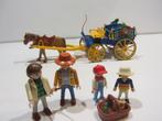 Playmobil 3117 Paard Met Koets En Gezin, Kinderen en Baby's, Speelgoed | Playmobil, Gebruikt, Ophalen of Verzenden, Los playmobil
