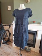 Betty Barclay blauwe witte stipjes laagjes jurk 38 gratis v, Kleding | Dames, Maat 42/44 (L), Betty Barclay, Zo goed als nieuw