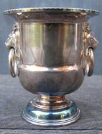 MINIATUUR WIJNKOELER VERZILVERD " VINERS OF SHEFFIELD" BRITS, Antiek en Kunst, Ophalen of Verzenden