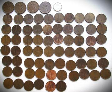 Munten~66 oude Centen~Nederland~Juliana~Dubbeltje ea beschikbaar voor biedingen
