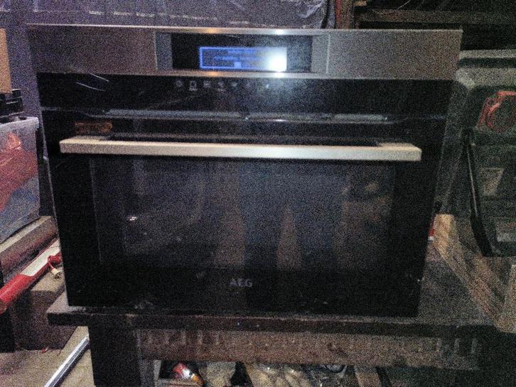 Combi-magnetron/oven - AEG KMK761000M, Witgoed en Apparatuur, Ovens, 45 tot 60 cm, Ophalen