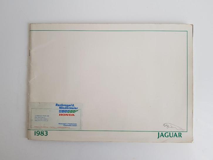 Jaguar XJ - Vanden Plas - Sovereign (1983) Complete brochure, Boeken, Auto's | Folders en Tijdschriften, Overige merken, Ophalen of Verzenden