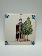 Unieke Delftsblauwe tegel Workum kerk, Antiek en Kunst, Ophalen of Verzenden