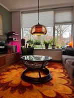 Vintage 70s Rotan Salontafel - Prachtstuk!, Huis en Inrichting, Tafels | Salontafels, Ophalen, Gebruikt, 50 tot 100 cm, 50 tot 75 cm