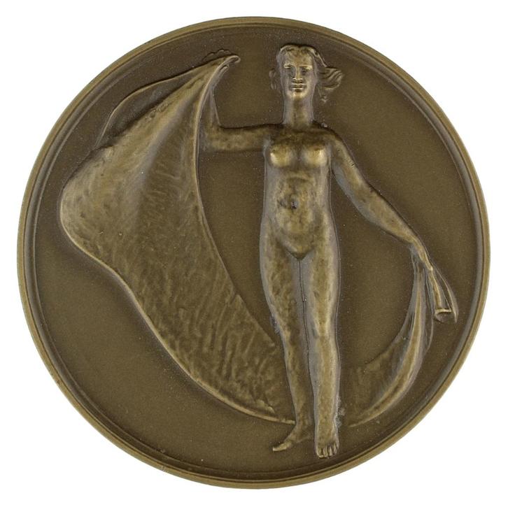 Willem Valk - Penning VPK, 1945 : Herkregen Vrijheid, Postzegels en Munten, Penningen en Medailles, Brons, Nederland, Verzenden