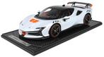Ferrari SF90 XX Stradale Bianco Artico 1:12 BBR1220A BBR, Ophalen of Verzenden, Nieuw, 1:9 t/m 1:12, Auto