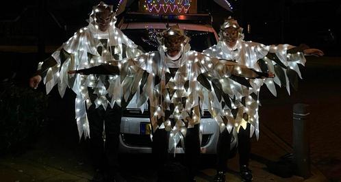 Drie vogel pakken verlichte optocht, Kleding | Dames, Carnavalskleding en Feestkleding, Zo goed als nieuw, Ophalen of Verzenden