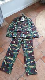 Leger officier camouflage kostuum maat M, Carnaval, Freddy, Maat 48/50 (M), Ophalen of Verzenden