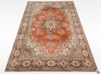 Vintage oosters wol Galaxie vloerkleed oranje medall 170x238, Gebruikt, Crème, 100 tot 150 cm, 200 cm of meer