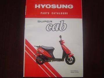 Hyosung Super CAB 1996 scooter parts list beschikbaar voor biedingen