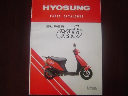 Hyosung Super CAB 1996 scooter parts list, Fietsen en Brommers, Handleidingen en Instructieboekjes, Gebruikt, Ophalen of Verzenden