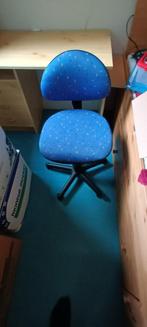 (kinder) bureaustoel, Blauw, Gebruikt, Bureaustoel, Ophalen