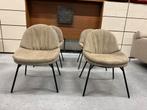 4 Nieuw Jess Design Curtis eetkamerstoelen Leer Stone Stoel, Huis en Inrichting, Stoelen, Overige kleuren, Nieuw, Leer, Ophalen of Verzenden
