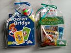 Traktatie kwartet of kaartspel+puzzelbal of dier 3d+snoepje, Ophalen of Verzenden, Nieuw, Feestartikel, Verjaardag