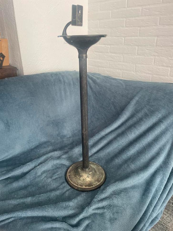 Art Deco Staande Asbak Zilverlegering, Antiek en Kunst, Antiek | Woonaccessoires, Ophalen of Verzenden