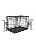 Premium Bench 2-Deurs Zwart - Hondenbench, Dieren en Toebehoren, Ophalen