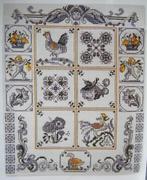 Borduurpatroon Merklap Tegeltjes    nr 3270, Verzenden, Nieuw, Handborduren, Patroon