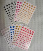 Wiet nagelstickers knutselen x5 incl verzend, Overige kleuren, Nieuw, Ophalen of Verzenden, Handen en Nagels