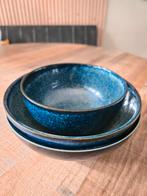 Kobalt Blauwe Kommen 3st - Tokyo Design, Ophalen of Verzenden, Zo goed als nieuw, Kom(men), Overige stijlen