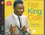 Nat King Cole - 60 essential recordings = 3cd = 4,99, Ophalen of Verzenden, 1980 tot heden, Zo goed als nieuw, Jazz
