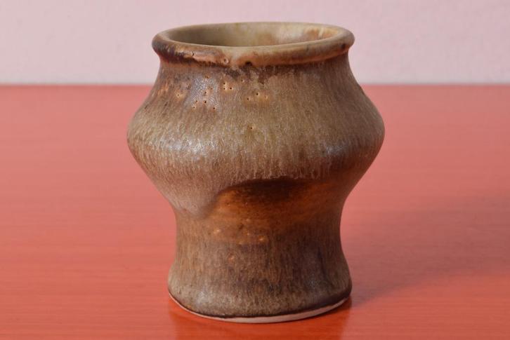 Retro vintage Loré Beesel - Matt Camps B4 vaasje, Antiek en Kunst, Antiek | Vazen, Ophalen of Verzenden