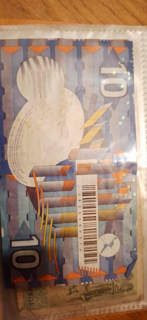 10 Gulden Biljet - Ijsvogel - Jaap Drupsteen, Postzegels en Munten, Bankbiljetten | Nederland, Los biljet, 10 gulden, Ophalen of Verzenden