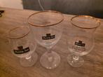 3 Hertog Jan Bierglazen, Glas of Glazen, Ophalen of Verzenden, Effen, Glas