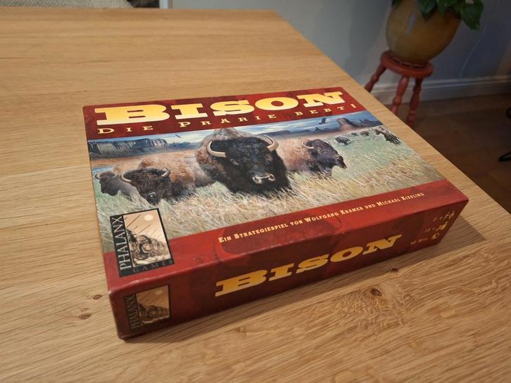 Bison: Die Prärie bebt! Bordspel, Hobby en Vrije tijd, Gezelschapsspellen | Bordspellen, Zo goed als nieuw, Een of twee spelers