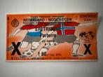 Ticket Nederland-Noorwegen 1993, Ophalen of Verzenden, Zo goed als nieuw, Overige binnenlandse clubs, Overige typen