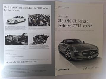 Mercedes SLS AMG GT Designo Advantages verkopers folder 6/12 beschikbaar voor biedingen