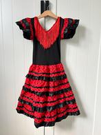 Spaanse flamenco jurk carnaval maat 110 -128 tot 6 jaar, Kinderen en Baby's, Ophalen of Verzenden, Zo goed als nieuw, 122 t/m 128