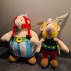 2 grote Asterix & Obelix knuffels, Parc Asterix 1999, Ophalen of Verzenden, Asterix en Obelix, Gebruikt, Beeldje of Figuurtje