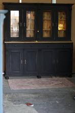 Buffetkast *boshuis* vintage black, Huis en Inrichting, Kasten | Buffetkasten, Ophalen, 150 tot 200 cm, Zo goed als nieuw, 150 tot 200 cm