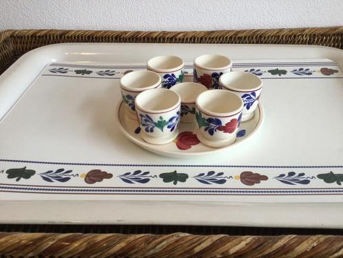 Boerenbont Maastricht (Eierdopjes op schaal), Antiek en Kunst, Antiek | Servies los, Ophalen of Verzenden