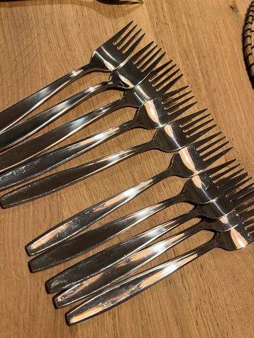 Stefanie forks stainless steel 9 pcs beschikbaar voor biedingen