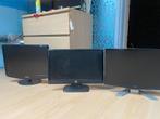 3 Computer Schermen - Samsung, Compaq, Acer, Computers en Software, Gebruikt, Full HD, Ophalen of Verzenden, VGA