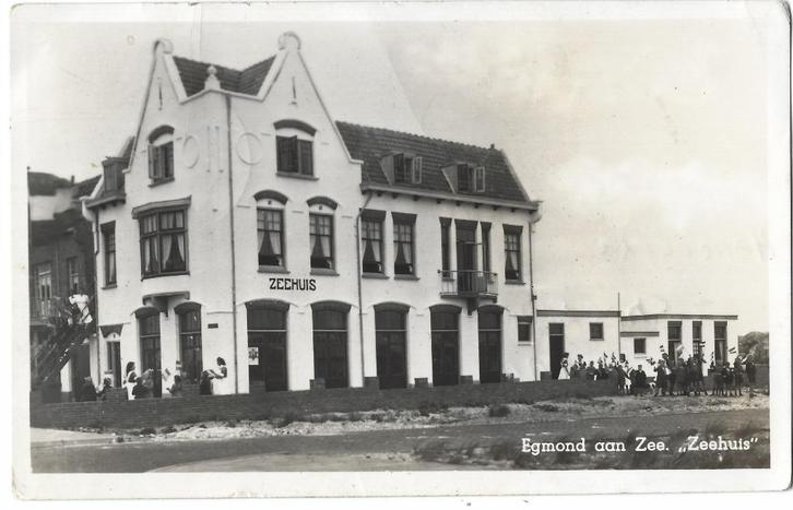 Egmond aan Zee, "Zeehuis" Opruimingskaart, Verzamelen, Ansichtkaarten | Nederland, Gelopen, Noord-Holland, 1940 tot 1960, Verzenden