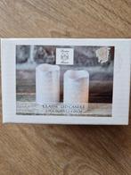 Riviera Maison decoratie classic led candle silver 2 stuks, Ophalen of Verzenden, Nieuw, Overige materialen, Minder dan 25 cm