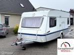 Tec 530 TDF voortent rondzit vastbed L keuken, Caravans en Kamperen, Caravans, T.E.C., Rondzit, 7 tot 8 meter, Bedrijf